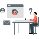 پیش‌نمایش فایل man-getting-unknown-mail-message-11887512 از پک ارتباطات کسب‌وکار