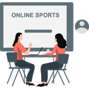 پیش‌نمایش فایل two-girls-giving-online-sports-service-11887522 از پک ارتباطات کسب‌وکار