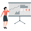 پیش‌نمایش فایل girl-attends-call-while-presentation-11928995 از پک شغل‌های تحلیل‌گری
