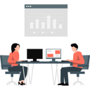 پیش‌نمایش فایل two-employees-working-together-11928966 از پک شغل‌های تحلیل‌گری