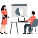 پیش‌نمایش فایل woman-giving-interview-to-boss-11928997 از پک شغل‌های تحلیل‌گری