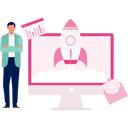 پیش‌نمایش فایل businessman-introduces-rocket-programming-11931291 از پک ایستگاه کاری