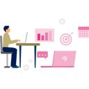 پیش‌نمایش فایل man-achieving-his-goals-by-working-hard-11931343 از پک ایستگاه کاری