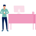 پیش‌نمایش فایل man-using-mobile-at-workstation-table-11931283 از پک ایستگاه کاری