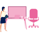 پیش‌نمایش فایل young-lady-looking-at-workplace-11931285 از پک ایستگاه کاری