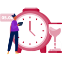 پیش‌نمایش فایل girl-has-been-noticing-the-passage-of-time-11881879 از پک زمان طلاست