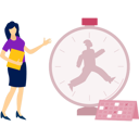 پیش‌نمایش فایل girl-sets-time-for-running-11881868 از پک زمان طلاست