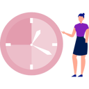 پیش‌نمایش فایل girl-showing-the-clock-11881897 از پک زمان طلاست