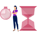 پیش‌نمایش فایل girl-thinking-of-passing-time-11881834 از پک زمان طلاست