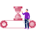 پیش‌نمایش فایل man-set-timer-between-time-and-money-11881892 از پک زمان طلاست