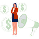 پیش‌نمایش فایل lady-announcing-about-cash-11859227 از پک ورود