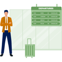 پیش‌نمایش فایل man-standing-with-departure-board-11859186 از پک ورود
