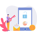 پیش‌نمایش فایل boy-opens-mobile-lock-from-key-11887449 از پک امنیت سایبری
