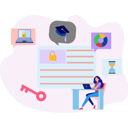 پیش‌نمایش فایل cyber-expert-girl-doing-research-11887423 از پک امنیت سایبری