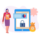 پیش‌نمایش فایل cyber-officer-gets-money-during-verification-11887448 از پک امنیت سایبری