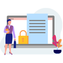 پیش‌نمایش فایل cyber-security-officer-giving-lock-instructions-11887402 از پک امنیت سایبری