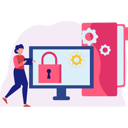 پیش‌نمایش فایل girl-doing-changings-in-lock-screen-password-11887394 از پک امنیت سایبری