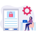 پیش‌نمایش فایل girl-doing-cyber-work-on-her-laptop-11887474 از پک امنیت سایبری