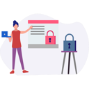 پیش‌نمایش فایل girl-launching-lock-protection-11887391 از پک امنیت سایبری