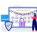 پیش‌نمایش فایل girl-locking-the-privacy-password-11887461 از پک امنیت سایبری