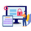 پیش‌نمایش فایل girl-presenting-computer-security-protection-11887435 از پک امنیت سایبری