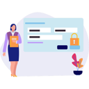 پیش‌نمایش فایل lady-talking-about-her-research-on-security-locks-11887488 از پک امنیت سایبری