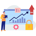 پیش‌نمایش فایل man-presenting-locked-business-data-11887427 از پک امنیت سایبری