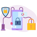 پیش‌نمایش فایل mobiles-lock-protection-system-11887393 از پک امنیت سایبری