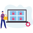 پیش‌نمایش فایل officer-doing-lock-settings-11887406 از پک امنیت سایبری