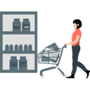 پیش‌نمایش فایل girl-doing-grocery-shopping-11992189 از پک تخفیف