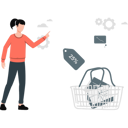 پیش‌نمایش فایل lady-worker-seeing-increasing-of-shopping-due-to-discount-11992223 از پک تخفیف