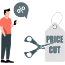 پیش‌نمایش فایل male-seller-cut-his-products-price-into-half-price-11992133 از پک تخفیف