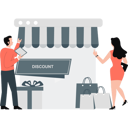 پیش‌نمایش فایل man-and-woman-doing-online-shopping-11992230 از پک تخفیف