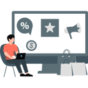 پیش‌نمایش فایل man-arranging-discount-offers-11992136 از پک تخفیف