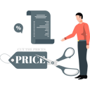 پیش‌نمایش فایل man-cutting-price-tag-11992161 از پک تخفیف