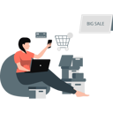 پیش‌نمایش فایل woman-arranging-big-sale-11992229 از پک تخفیف