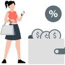 پیش‌نمایش فایل woman-earns-online-money-11992147 از پک تخفیف