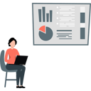 پیش‌نمایش فایل business-lady-doing-work-on-pie-chart-11991917 از پک زندگی شرکتی
