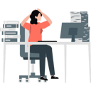 پیش‌نمایش فایل girl-depressed-due-to-bundles-of-work-11991936 از پک زندگی شرکتی