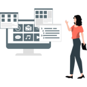 پیش‌نمایش فایل girl-presenting-marketing-features-11991905 از پک زندگی شرکتی