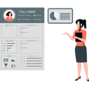 پیش‌نمایش فایل girl-defining-curriculum-vitaes-features-11992362 از پک منابع انسانی