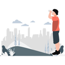 پیش‌نمایش فایل boy-seeing-weather-condition-using-binocular-11992265 از پک کوهنوردی