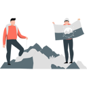پیش‌نمایش فایل boys-put-flag-on-top-of-mountain-11992254 از پک کوهنوردی