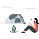 پیش‌نمایش فایل girl-enjoying-barbecue-while-camping-11992242 از پک کوهنوردی
