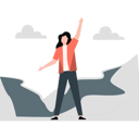 پیش‌نمایش فایل girl-waving-hand-reaches-at-mountain-11992250 از پک کوهنوردی