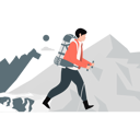 پیش‌نمایش فایل man-continually-walking-on-montain-11992311 از پک کوهنوردی