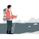 پیش‌نمایش فایل man-got-tired-from-walking-continuously-11992310 از پک کوهنوردی