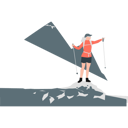 پیش‌نمایش فایل old-active-lady-reached-top-of-montain-11992236 از پک کوهنوردی