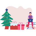 پیش‌نمایش فایل boy-ordering-christmas-gifts-online-12072094 از پک کریسمس