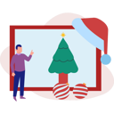پیش‌نمایش فایل man-displaying-presentation-about-christmas-12072088 از پک کریسمس